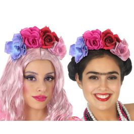 Diadema Flores Rosas Coloridas Precio: 1.9239006049999998. SKU: B1C383H8PM