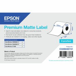 Etiquetas para Impresora Epson C33S045741 Ø 76,2 mm (1 unidad) (18 Unidades) Precio: 29.58999945. SKU: B19TSWCGJN
