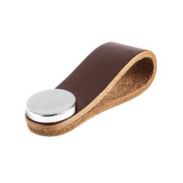 Tirador Colgante Piel Modelo Flexa 22X70 Acabado Marron - Cromo Dist. Agujero Colgante 22X70 Viefe Precio: 10.69000031. SKU: B1FM8DDC3G