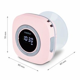 Medion MED4061275227642 Radio de Ducha FM Bluetooth IPX6 con Soporte de Ventosa Rosa