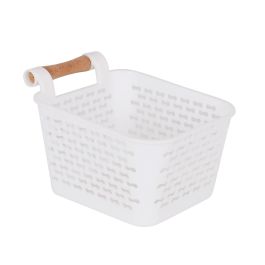 Cesta Multiusos con Asas de Madera 13x11x8 cm - Confortime (36 Unidades)