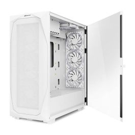Sharkoon REV300 Torre PC Blanca Cristal Templado ATX EATX Micro-ATX Mini-ITX para Gaming