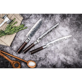 Forged Cuchillo de pan FOR8720039623439 - Acero Japonés 440C, Mango de Madera de Dalbergia - L 20,5 cm Precio: 60.5. SKU: B1C25BQVML