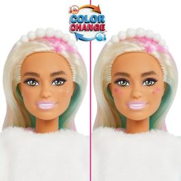 Barbie HJX76 Calendario de Adviento Cutie Reveal con 1 muñeca y 24 sorpresas, 3 looks, 4 animales y accesorios
