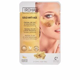 Iroha Parches para Ojos ORO 24K Reafirmantes Extra Contorno de Ojos 2 uds Precio: 2.8900003. SKU: S0560925