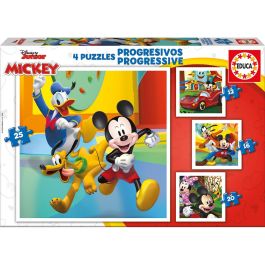 Educa 19294 Puzzles Progresivos Mickey & Friends Disney 4 puzzles 12-16-20-25 piezas +3 años Precio: 7.88999981. SKU: S2415831