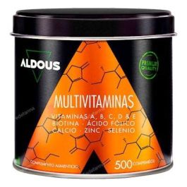 ALDOUS BIO Multivitaminas con Vitaminas C, D, E, A, Vitaminas B y Biotina - 500 Comprimidos Precio: 26.4999999. SKU: B15CEZAT3Q