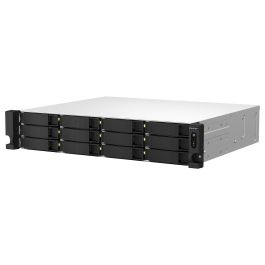 QNAP TS-1264U-RP 2U 12-Bay Rackmount NAS Intel Celeron N5095 Quad-Core 8GB DDR4 12x3.5/2.5 SATA 2x300W PSU