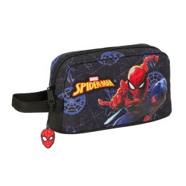 Portameriendas Térmico Spider-Man Attack Negro 21,5 x 12 x 6,5 cm