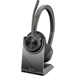 Poly 77Z31AA Auriculares Inalámbricos Voyager 4320 con Adaptador BT700, Base de Carga y Micrófono. Bluetooth. 24h Autonomía, Alcance 50m. Negro Poly 77Z31AA Auriculares Inalámbricos Voyager 4320 con Adaptador BT700, Base de Carga y Micrófono. Bluetooth. 24h Autonomía, Alcance 50m. Negro