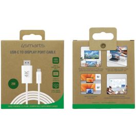 4smarts Cable USB-C a DisplayPort 2m blanco
