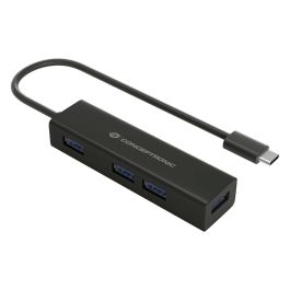 Conceptronic HUBBIES07B - Hub USB Tipo C 4 Puertos USB 3.0 de Alta Velocidad 5 Gbps, Aluminio Precio: 20.89000023. SKU: B1AFF2PABH