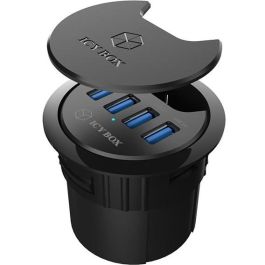 ICY BOX HUB de Mesa 4x USB 3.0 Type-A