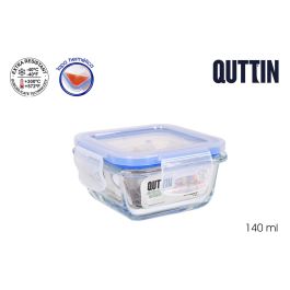 Fiambrera cuadrada hermética sin válvula 10x10 cm 140 cc Quttin (12 Unidades) Precio: 20.50000029. SKU: B13RTNVGDB