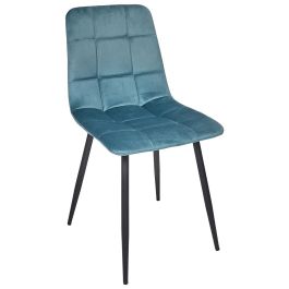 Home Deco Factory Silla Mateo Azul Canard Colección Essentiel 45x52 cm h.88 cm Precio: 44.98999978. SKU: B12WP72NGF