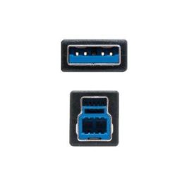 Cable USB NANOCABLE 10.01.0802-BK Negro