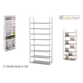 Confortime Estante Multiusos con 8 Baldas 136 x 56.5 x 26.5 cm (6 Unidades) Precio: 62.89000047. SKU: S2203774
