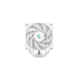 DeepCool AK400 WH Ventilador Disipador CPU Gaming 220W TDP 4 Tubos de Calor 120mm PWM Silencioso para Intel/AMD