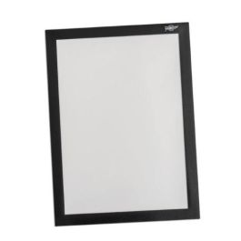 Faibo 40102 - Marco Magnético Adhesivo A4 Negro para Documentos y Señalización