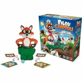 Goliath Filou Chiptou Juego de Mesa Infantil para Niños y Niñas a partir de 4 años con Zorro y Gallinas