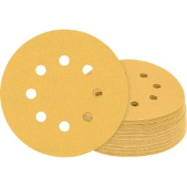 Bosch C470.125mm 40.50x EXPERT Discos de lija, 12.5 cm, grano 40, para lijadora rotorbital, madera, pintura, 50 unidades