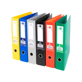 Liderpapel Archivador de Palanca Folio Documenta Forrado PVC con Rado Lomo 75 mm Colores Surtidos Classic