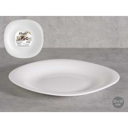 Plato Postre Cuadrado Opal 22Cm Vivalto (24 Unidades) Plato Postre Cuadrado Opal 22Cm Vivalto (24 Unidades)