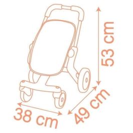 Smoby SMO3032162512241 Baby Nurse - Cochecito Pop para muñecas, a partir de 18 meses