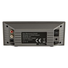 Albrecht DR 463+ Radio Internet DAB+ y UKW con Bluetooth, WiFi, Spotify, Amazon Music, Pantalla, Portátil, Gris