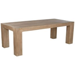 Mesa Comedor Item Home DKD Home Decor Natural 100 x 76 x 220 cm Mesa Comedor Item Home DKD Home Decor Natural 100 x 76 x 220 cm