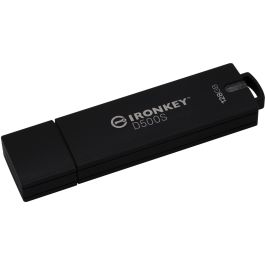 Kingston IronKey D500S USB-Stick 128GB USB 3.2 Gen 1 AES-256 FIPS 140-3 Nivel 3 - 260MB/s Lectura