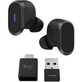 Logitech Zone True Wireless Auriculares In-Ear con Cancelación de Ruido - Graphite