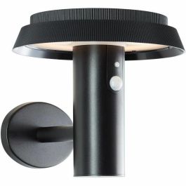 Aplique de exterior - BRILLIANT - ALVERO - LED y solar - Detector de movimiento - Metal y plástico - 4 W - Negro Precio: 62.50000053. SKU: B1EXF57E6R