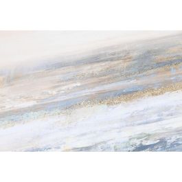 DKD Home Decor Cuadro Moderno Abstracto Azul Blanco 4.3 x 53 x 153 cm (2 Unidades)