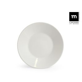 La Mediterranea Plato Postre 21.5 cm "Maitre" Ivory Brill (12 Unidades)
