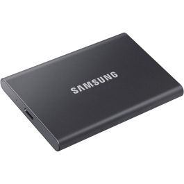 Samsung Portable SSD T7 2TB USB 3.2 Gen2 Tipo C Gris Titanio - NVMe, Lectura 1050MB/s, Escritura 1000MB/s, Aluminio