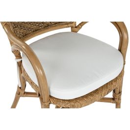 Silla Shabby DKD Home Decor Natural Blanco 62 x 86 x 55 cm Silla Shabby DKD Home Decor Natural Blanco 62 x 86 x 55 cm