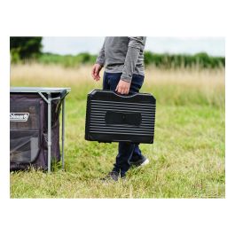 Campingaz Bistro Grill, Parrilla de Gas Portátil para Exterior 2000 W, Encendido Piezoeléctrico, Superficie Antiadherente 33.5x28 cm, Incluye Funda de Transporte