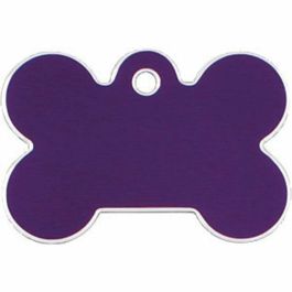 Placa identificativa para collar Imarc Bone Lila