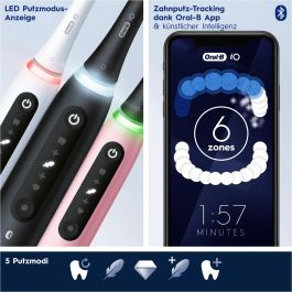 Oral-B iO Series 5 Cepillo Dental Eléctrico Oscilante para Adultos con 5 Modos de Cepillado y Sensor de Presión Blanco
