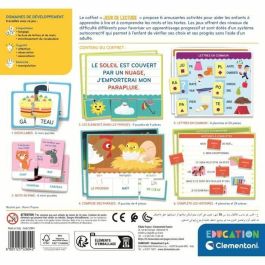 Clementoni - Box set de juegos de lectura - Juegos de asociación y reconocimiento - A partir de 4 años