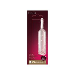 Lumineo Tapón guirnalda micro led para botella, 15 LEDs, luz cálida, temporizador 6 horas
