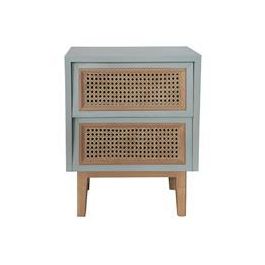 DKD Home Decor Mesita de Noche Balines Madera Ratan Marron Claro 33.7 x 56 x 43 cm Precio: 77.50000027. SKU: B176D87ZX6