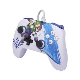 Power A Mando con Cable Enhanced Master Sword Attack para Nintendo Switch - Link, OLED y compatible con Switch