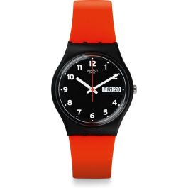 Reloj Unisex Swatch RED GRIN (Ø 34 mm) Precio: 117.88999992. SKU: B1BTFVPVH3