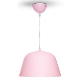 SKD-P032-S-P Lámpara Colgante Presley Estilo Nórdico de Aluminio. Iluminación elegante para ambientes de diseño, compatible con bombillas LED.