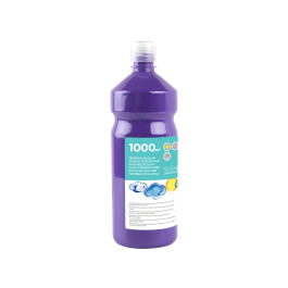 Liderpapel Tempera Liquida Escolar Superlavable Violeta 1000 ml