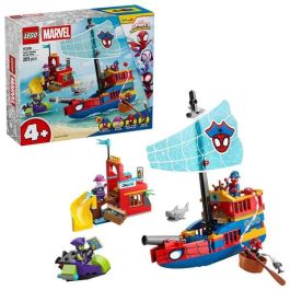 Lego Juego de Construccion Barco Pirata del Equipo Spidey, Edad Mínima 36 Meses