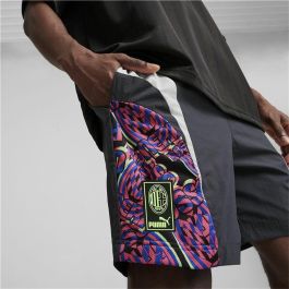 Pantalones Cortos Deportivos para Hombre Puma AC Milan Gris oscuro