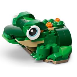 Lego Juego de Construccion Tortuga Con Flor De Nenúfar Creator 6+ Años